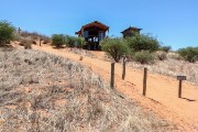 Our tent at Teufelskrallen Tented Lodge.  We were the only guests.